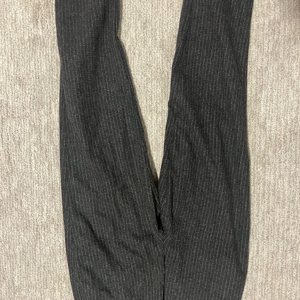 Armani Junior sz 42 US 14 Black Pinstripe Pants wool